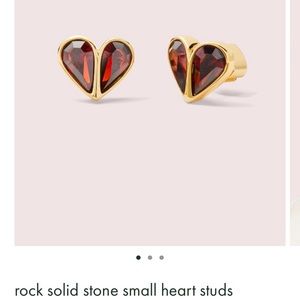 NWT Kate Spade Heart Stud Earrings